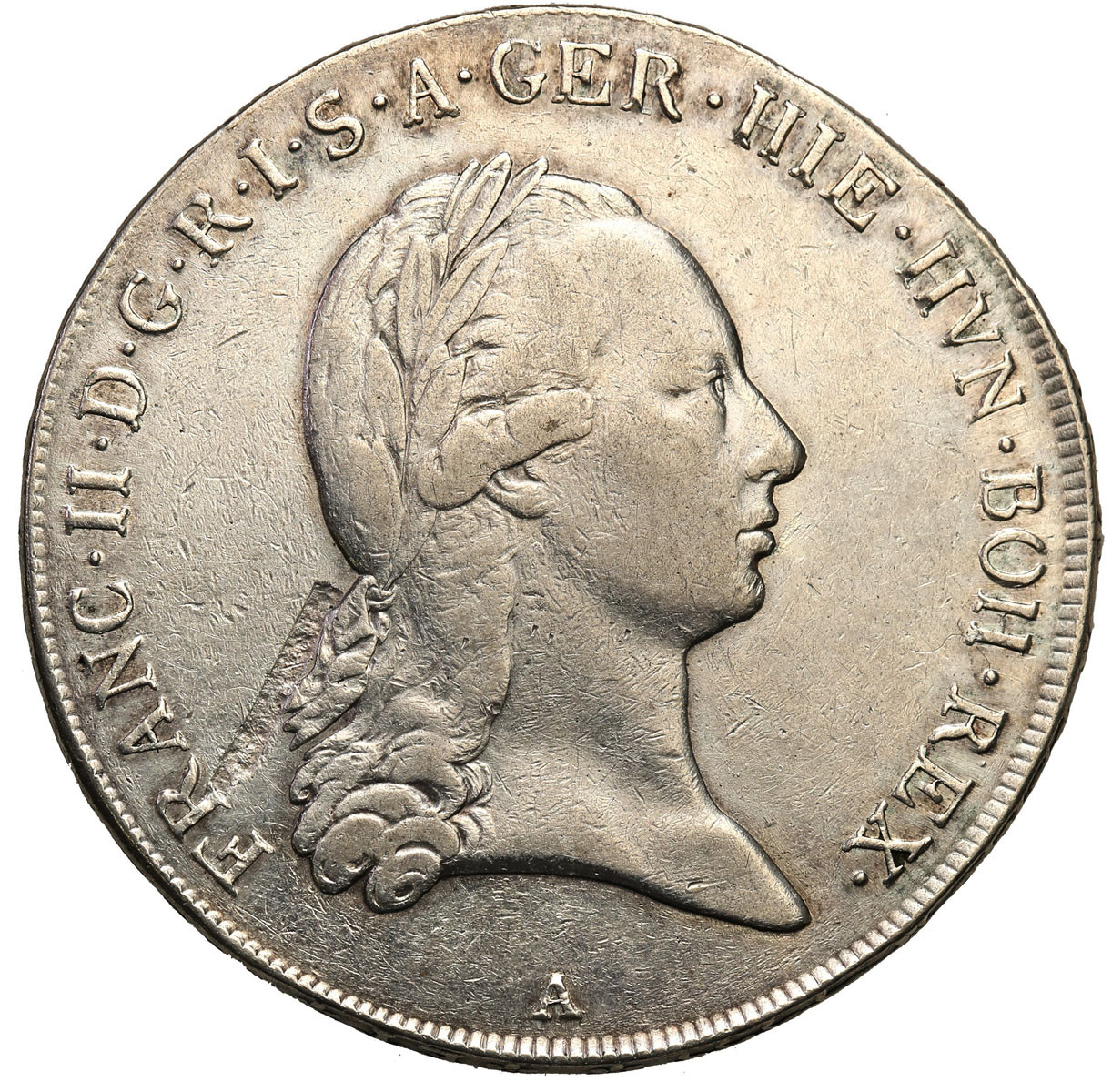 Austria, Franciszek II (1792-1835). Talar (Kronentaler) 1796 A, Wiedeń